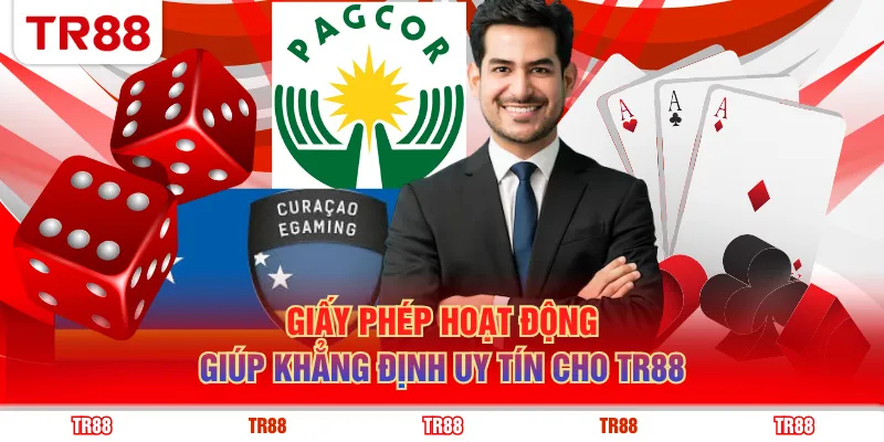Giấy phép hoạt động giúp khẳng định uy tín cho TR88